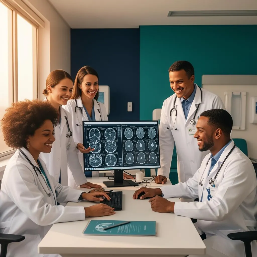 Equipe médica da Radio Prime