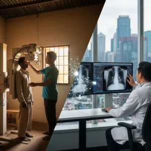 profissionais de telerradiologia